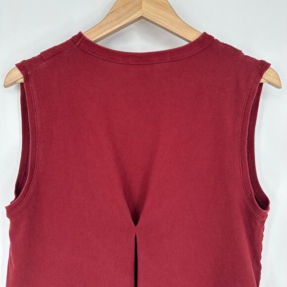 MOUSSY Vintage Graphic Print Muscle Tee Cropped Sleeveless Tank Top - Picture 6 of 11